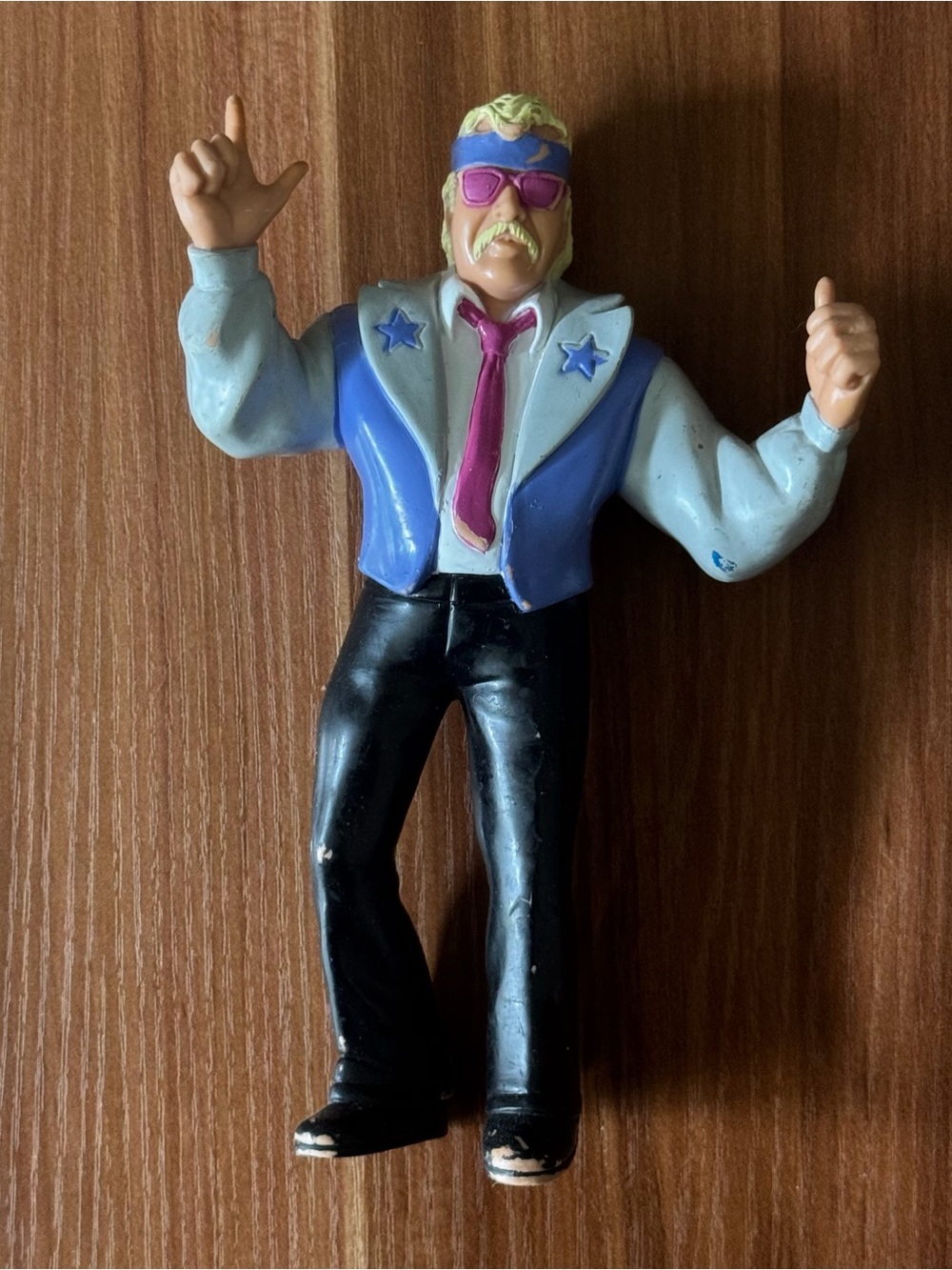 WWF Luscious Johnny Valiant 1984 Series 1 LJN 8" WWE Superstar Action Figure